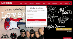 Desktop Screenshot of loverboyband.com